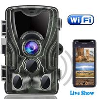 Wifi801 medžioklės tako kamera infraraudonųjų spindulių naktinis matymas 20mp 1296p HD belaidė vaizdo kamera vandeniui atspari tako kamera
