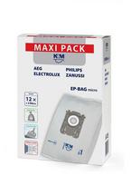 K AND M ELECTROLUX / PHILIPS S-BAG vacuum cleaner bags (12-pack)