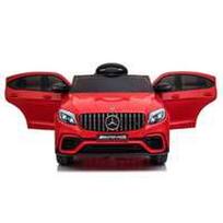 Elektromobilis vaikams Mercedes GLC 63S 4x4, vienvietis, raudonas