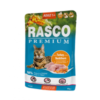 Rasco konservai katėms su kalakutiena ir šaltalankiu padaže, 85 g