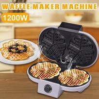 1200 W 220 V vaflinis aparatas vaflių virimo aparatas buitinis elektrinis pyragas, skirtas rudiesiems maišams ir kitiems nešiojamiems pusryčių pietų užkandžiams