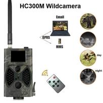 Mobilioji medžioklės kamera MMS Smtp el. paštas 16mp 1080p Po Trap naktinis matymas laukinės gamtos infraraudonųjų spindulių takų kameros Chasse Hc300m