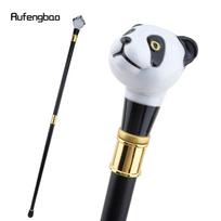 Juoda balta Panda vaikščiojimo lazda Madinga dekoratyvinė lazda Gentleman Elegant Cosplay Lazdelės Knob Crosier 93cm