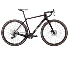 Orbea TERRA M22TEAM 1X Wine Red Carbon View - gravel dviratis