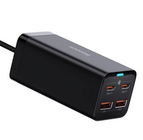 Baseus GaN3 Pro Wall Charger PD / 65W / 2x USB-C / 2x USB + USB-C to USB-C Cable