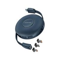 Promate Quiver Foldable Magnetic Cable USB-C to USB-C / Lightning / microUSB / 1m ID