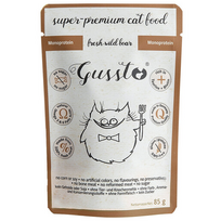GUSSTO Cat Fresh Wild Boar konservai katėms su šerniena, 85 g