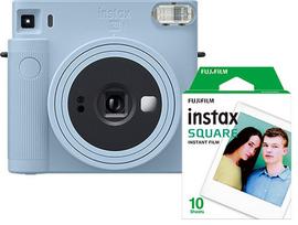 Momentinis fotoaparatas Fujifilm instax SQUARE SQ1 GLACIER BLUE+instax SQUARE glossy (10pl)