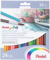 Spalvoti pieštukai PENTEL ARTS, akvareliniai, SPSPEL884851024244