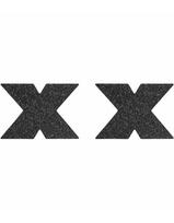 Bijoux Indiscrets Flash Cross spenelių lipdukai - Juoda