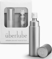 überlube Good-To-Go lubrikantas (15 ml flakonas + dėklas) - Sidabro spalva