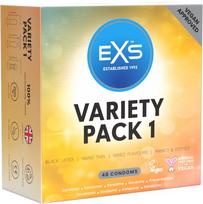 EXS Variety Pack 1 prezervatyvų rinkinys (48 vnt.) - 48 vnt.