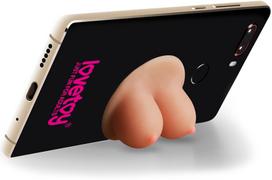 LoveToy Boobs telefono laikiklis - Kūno spalva