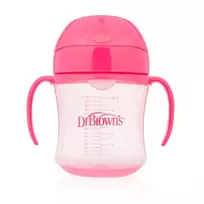 Gertuvė Dr. Brown's minkštu snapeliu su rankenėlėmis 180ml