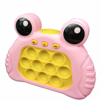 Elektroninis edukacinis žaidimas Pop It Quick Push Game - rožinė varlė