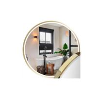 LED SIENINIS VEIDRODIS 70cm, gold