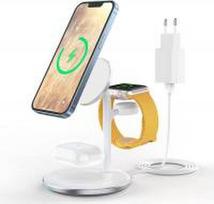 Choetech Magnetic 3-in-1 MagSafe bevielis kroviklis