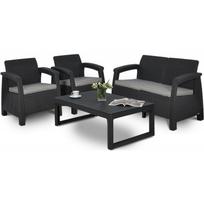 Lauko baldai CORFU MAX 2 GRAPHITE