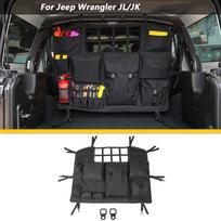 Automobilio bagažinės laikymo krepšio sandariklio izoliacinis tinklas skirtas Jeep Wrangler JK JL /BJ40L/BJ40Plus/BJ40C 2007-2023 juoda