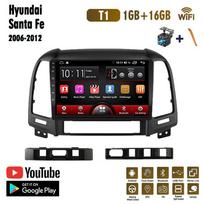 „Android“ automobilinis radijas, skirtas „Hyundai Santa Fe 2006–2012“ automobiliniam daugialypės terpės grotuvui, GPS navigacijos galvos blokas, WIFI 1+16GB