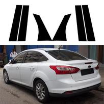 „Ford Focus“ sedanui / hečbekui, 2012–2019 m. automobilių statramsčių stulpai, durų langų apdailos dangtelių lipdukai, stiliaus priedai, išorinės dalys