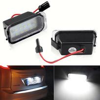 2vnt valstybinio numerio apšvietimas, skirtas Ford KUGA S MAX MONDEO MK4 MK5 MK2 FIESTA 2008-2019 FOCUS ABS Plastikinė 12V LED numerio signalinė lemputė
