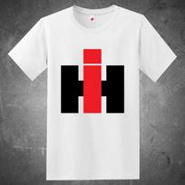 International Harvester Ih Trucks Logo balti marškinėliai XXL gray