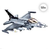 Antrojo pasaulinio karo karinė serija Antrasis pasaulinis karas F16 Daugiafunkcis reaktyvinis naikintuvas „pasidaryk pats“ modelis Statybiniai blokai Plytos Žaislai Dovanos