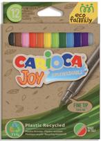 Flomasteriai CARIOCA JOY ECOFAMILY, 12 vnt., FLMCRA8003511434625