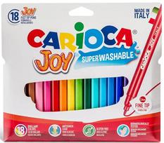 Flomasteriai CARIOCA JOY, 18 vnt., FLMCRA8003511405557
