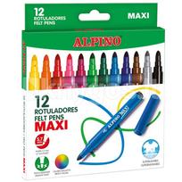 Flomasteriai ALPINO Maxi 12sp