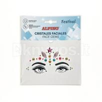 Veido lipdukai - kristalai ALPINO Cristales faciales Festival