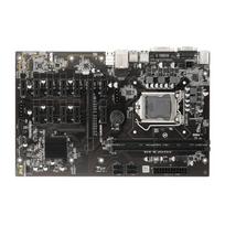 B250 BTC-12P pagrindinė plokštė su 2 DDR4 atminties lizdais 11 PCI-E 1X lizdų VGA+DVI prievadų palaikymas LGA1151 juoda