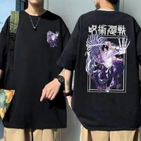 Anime Jujutsu Kaisen Yuta Okkotsu Grafiniai marškinėliai Vyriški vintažiniai marškinėliai trumpomis rankovėmis unisex moteriški Unisexga animaciniai negabaričiai marškinėliai L
