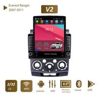 Skirta „Ford Everest Ranger“ ir „Mazda BT50“ 2007–2011 m. automobilio radijo 9,7 colio „Tesla“ vertikalaus ekrano „Carplay Android Autoradio“ daugialypės terpės grotuvui, 2+32GB