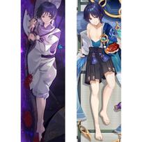 Žaidimas Genshin Impact Wanderer Balladeer Scaramouche Dakimakura Apkabinantis kūno pagalvės užvalkalas Otaku mesti pagalvės užvalkalas 120x40cm Pillowcase