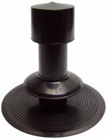 Ventiliacinis kaminėlis D75 H275, plokštiems stogams