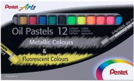 Aliejinės kreidelės PENTEL Arts, 12 vnt., KIKPEL840010402506