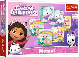 GABBY´S DOLLHOUSE TREFL  Žaidimas Memo "Gabby´s Dollhouse“