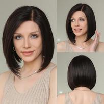 HAIRCUBE Perukai žmogaus plaukams Juodi Bob nėriniai priekiniai perukai Iš anksto nupešti HD nėriniai priekiniai perukai Trumpi tiesūs Remy žmogaus plaukų perukai