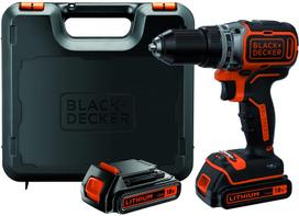 Suktuvas-gręžtuvas Black&Decker BL186KB-QW; 18 V; 2x1,5 Ah akum.