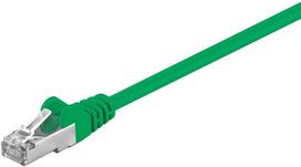MicroConnect F/UTP CAT5e 5m Green PVC Outer Shield : Foil screening