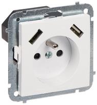 PAVIENIS LIZDAS SU MAITINIMO ŠALTINIU USB SANTRA/4188-10/EPN 230 V 16 A Elektro-Plast