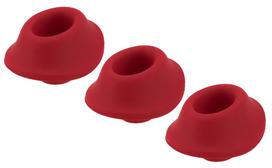 Womanizer W-Heads 3x Red S Sekso žaislo priedas