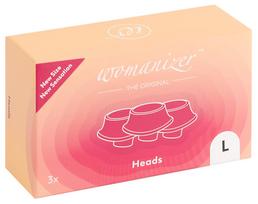 Womanizer W-Heads 3x White L Sekso žaislo priedas