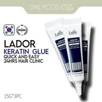 [Lador] KERATIN POWER GLUE PLAUKŲ AMPULĖS (KERATINO AMPULE) 15G x 3ea
