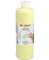 Dažai piešimui pirštais PRIMO, pastelinės geltonos spalvos, 750 ml