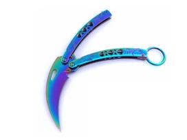 Sulankstomas Balisong-Karambit Peilis