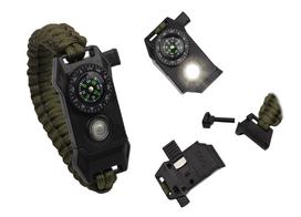 Paracord Apyrankė 9in1 'Žalia'