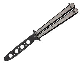 Treniruočių peilis balisong Skeleton